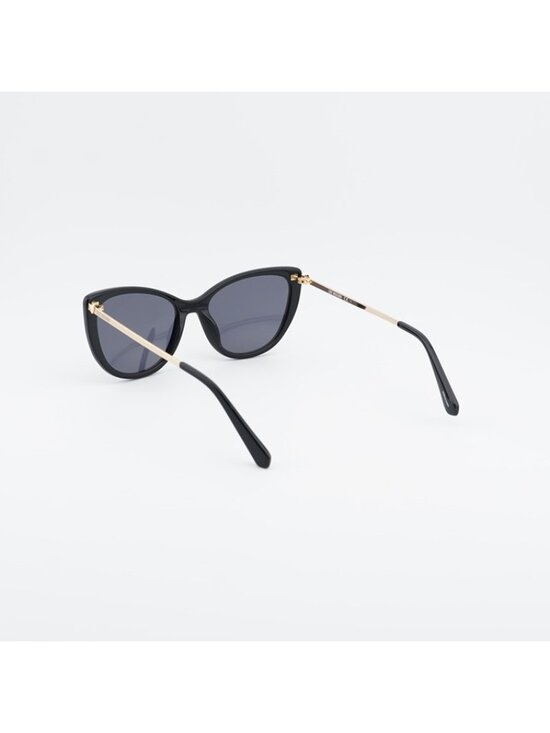 Love Moschino MOL036/S 0807 IR Sunglasses Black Cat Eye Frame, Grey Lenses main image 4